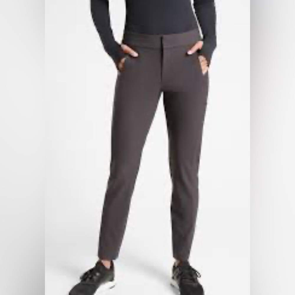 Athleta  stellar skinny trouser size 4 color - shale